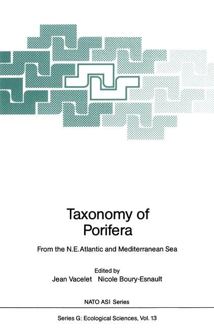 Couverture_Taxonomy of Porifera