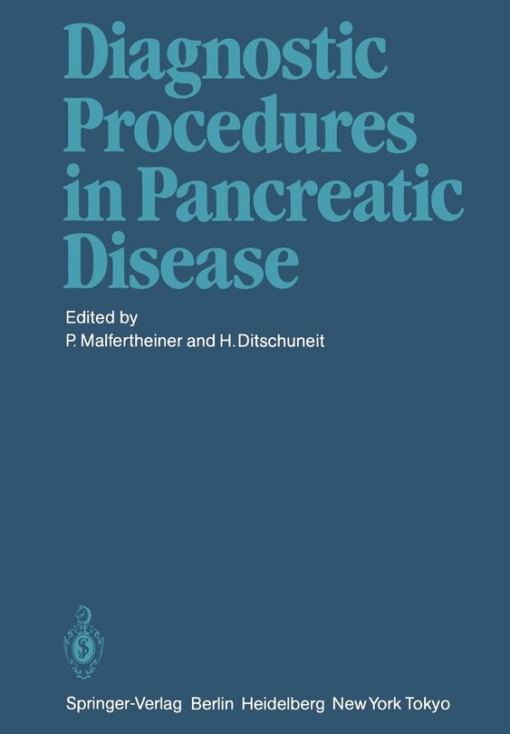 Couverture_Diagnostic Procedures in Pancreatic Disease