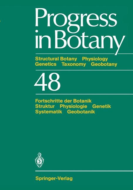 Couverture_Progress in Botany