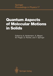 Front cover_Quantum Aspects of Molecular Motions in Solids