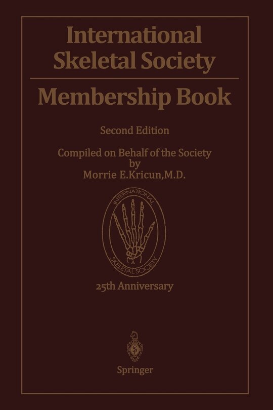 Front cover_International Skeletal Society Membership Book