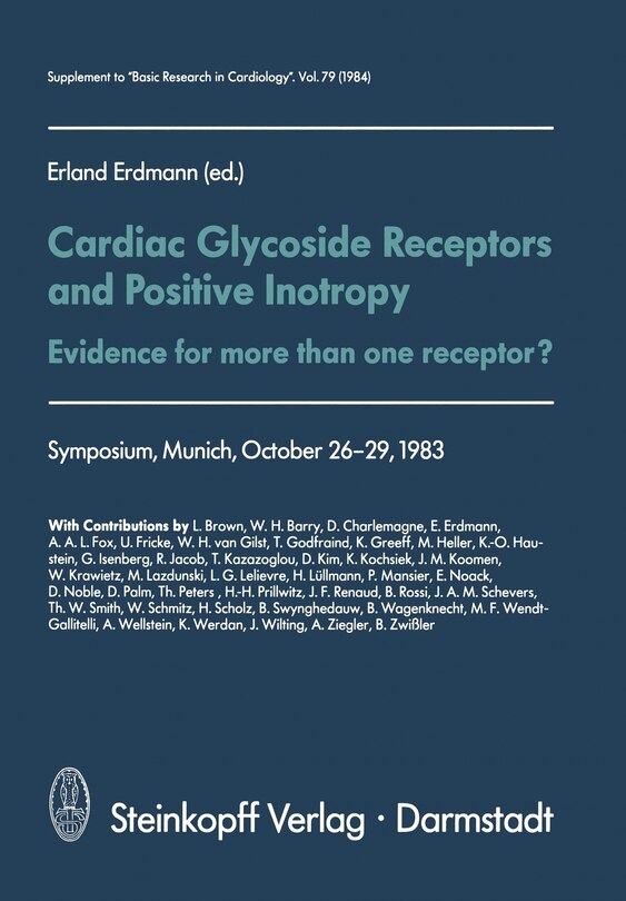 Couverture_Cardiac Glycoside Receptors and Positive Inotropy