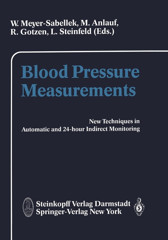Front cover_Blood Pressure Measurements