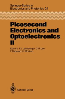 Couverture_Picosecond Electronics and Optoelectronics II
