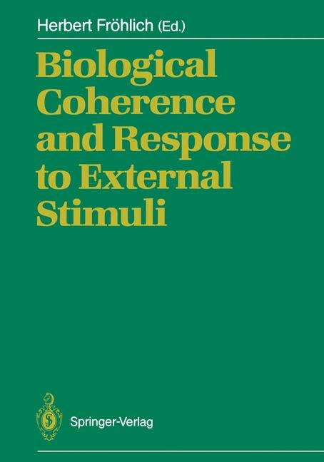 Front cover_Biological Coherence and Response to External Stimuli