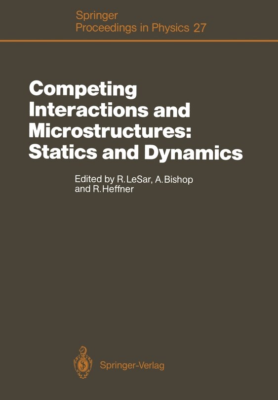 Front cover_Competing Interactions And Microstructures