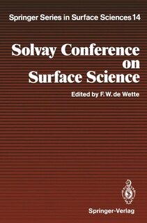 Front cover_Solvay Conference on Surface Science
