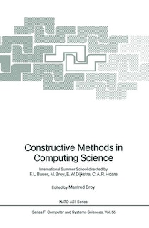 Front cover_Constructive Methods in Computing Science