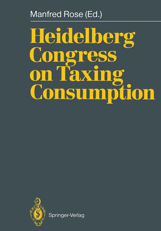 Couverture_Heidelberg Congress on Taxing Consumption