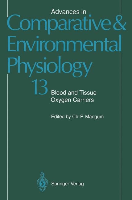 Front cover_Blood and Tissue Oxygen Carriers