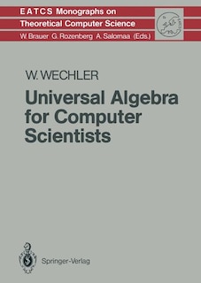 Couverture_Universal Algebra for Computer Scientists