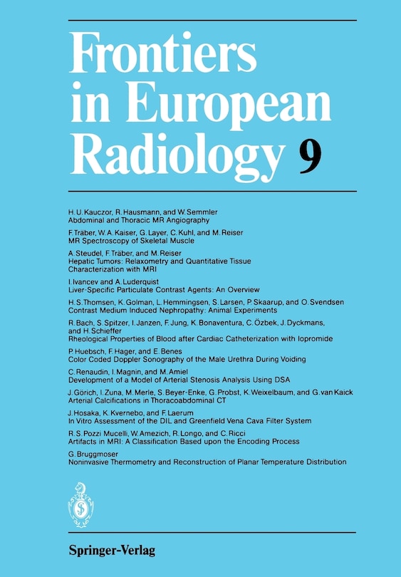 Couverture_Frontiers in European Radiology