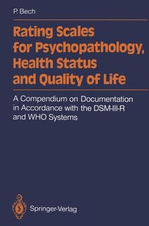 Front cover_Rating Scales for Psychopathology, Health Status and Quality of Life