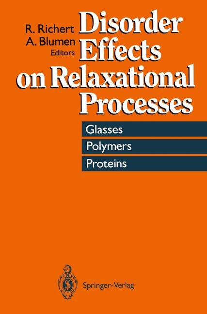 Couverture_Disorder Effects on Relaxational Processes