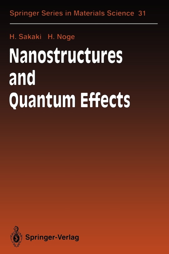 Front cover_Nanostructures and Quantum Effects