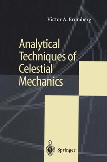 Couverture_Analytical Techniques of Celestial Mechanics