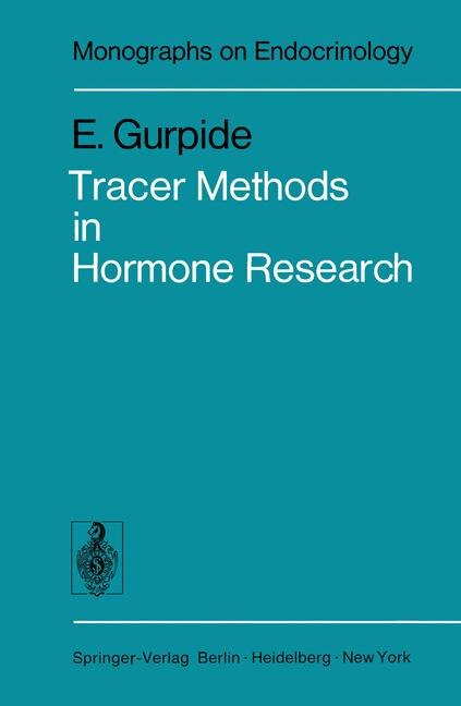 Front cover_Tracer Methods in Hormone Research