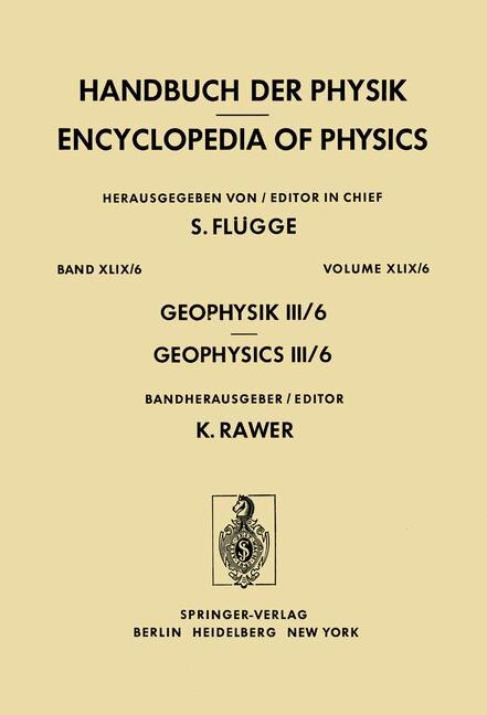 Front cover_Geophysik III