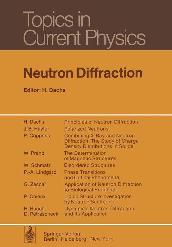 Couverture_Neutron Diffraction