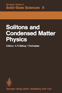 Front cover_Solitons and Condensed Matter Physics