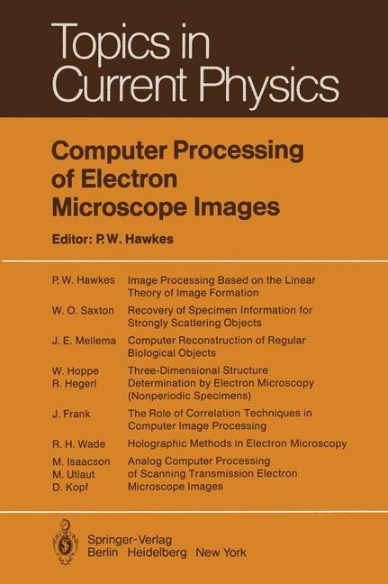 Couverture_Computer Processing of Electron Microscope Images