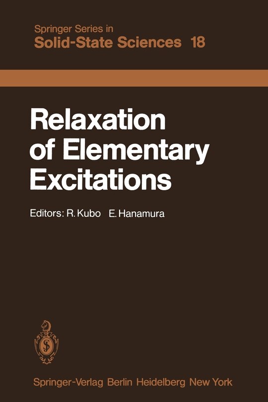 Front cover_Relaxation of Elementary Excitations