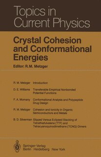 Front cover_Crystal Cohesion and Conformational Energies
