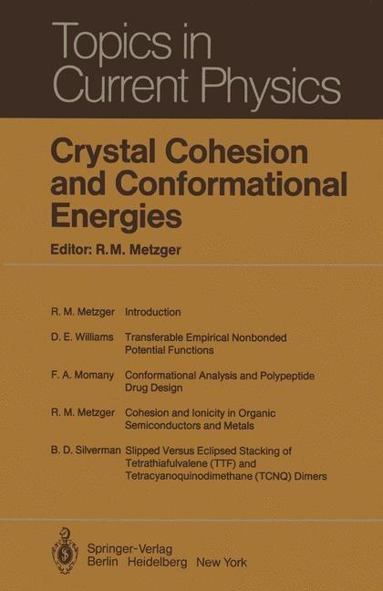 Front cover_Crystal Cohesion and Conformational Energies