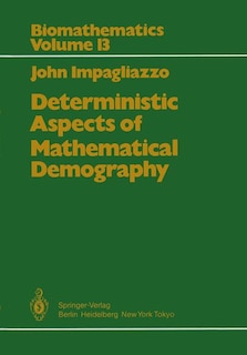 Front cover_Deterministic Aspects of Mathematical Demography
