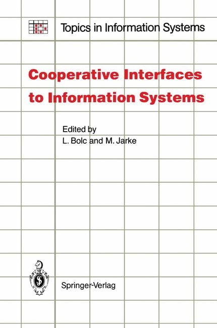 Couverture_Cooperative Interfaces to Information Systems
