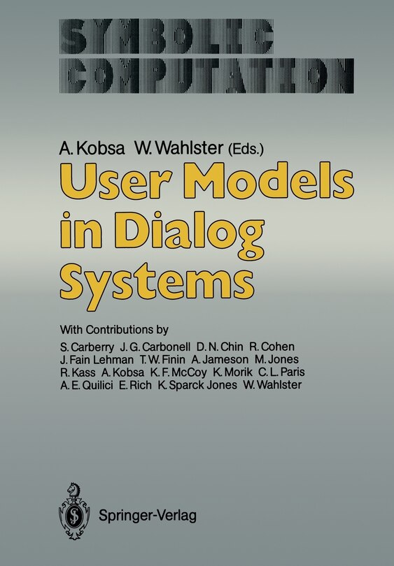 User Models in Dialog Systems