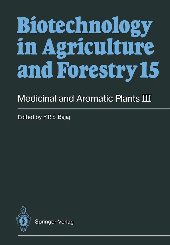 Front cover_Medicinal and Aromatic Plants III