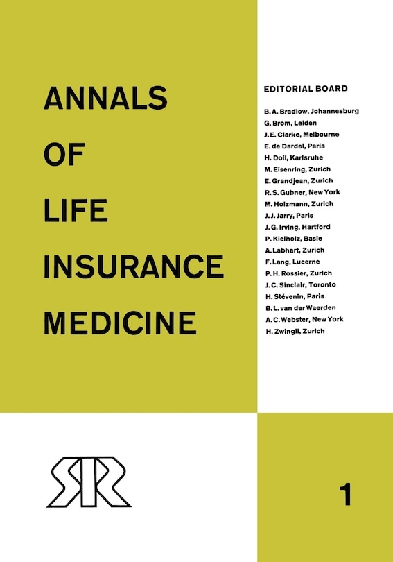 Front cover_Annals of Life Insurance Medicine