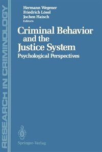 Front cover_Criminal Behavior and the Justice System