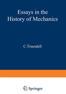 Front cover_Essays in the History of Mechanics