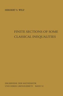 Front cover_Finite Sections Of Some Classical Inequalities