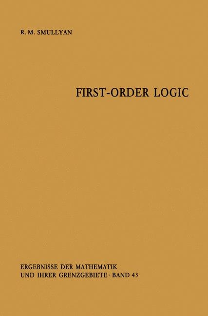 Front cover_First-Order Logic