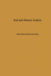 Front cover_Real And Abstract Analysis