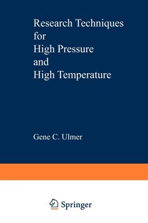 Front cover_Research Techniques for High Pressure and High Temperature