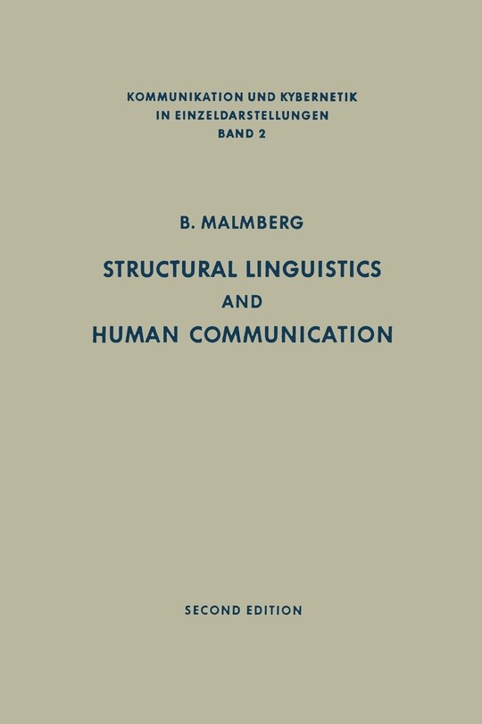 Front cover_Structural Linguistics and Human Communication