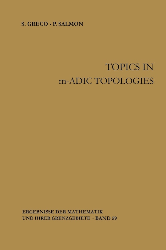Couverture_Topics in m-adic Topologies