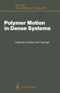 Couverture_Polymer Motion in Dense Systems