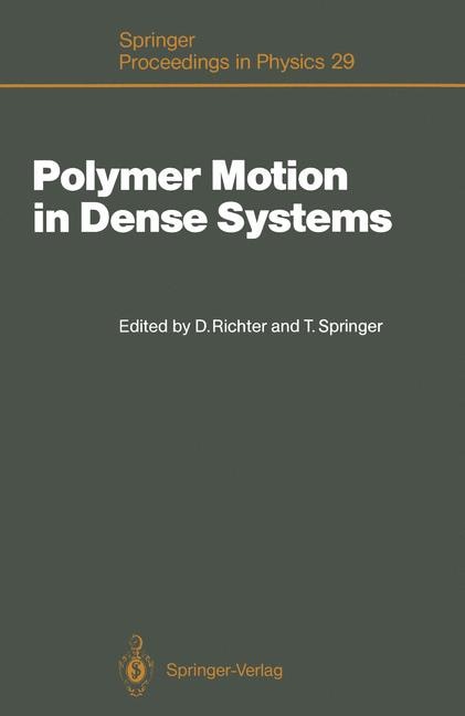 Couverture_Polymer Motion in Dense Systems