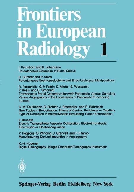 Front cover_Frontiers in European Radiology