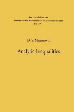 Analytic Inequalities