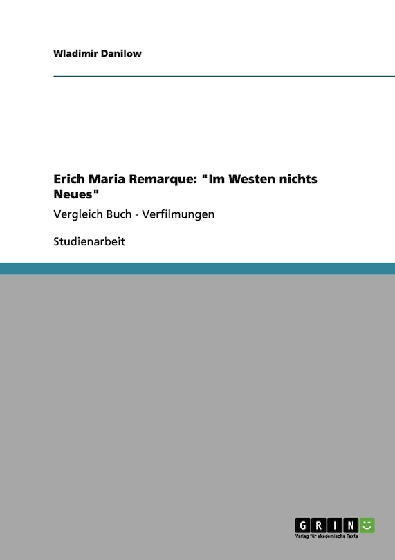 Couverture_Erich Maria Remarque