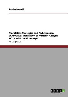 Front cover_Translation Strategies and Techniques in Audiovisual Translation of Humour