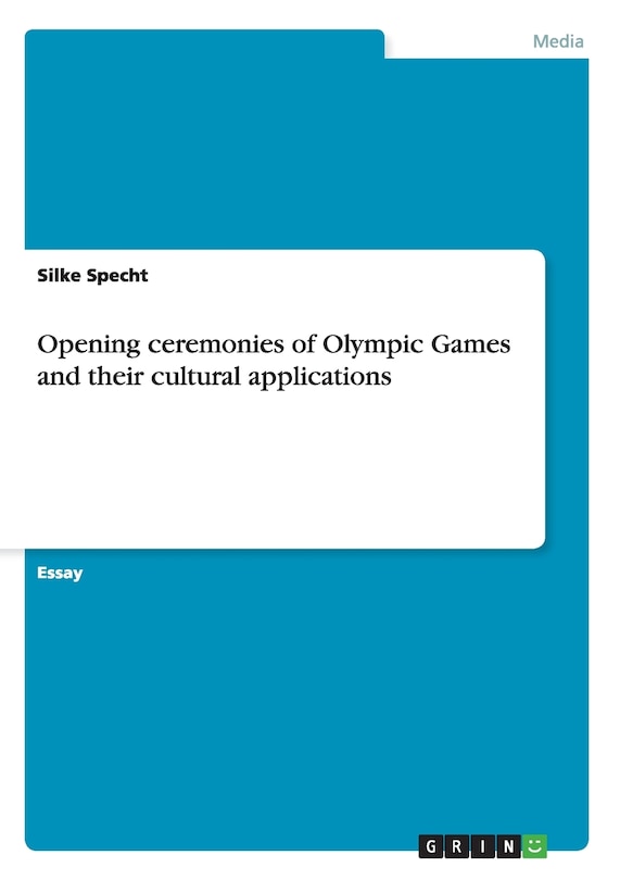 Couverture_Opening ceremonies of Olympic Games and their cultural applications