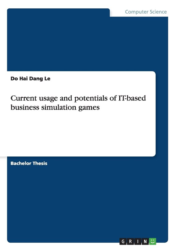 Front cover_Current usage and potentials of IT-based business simulation games