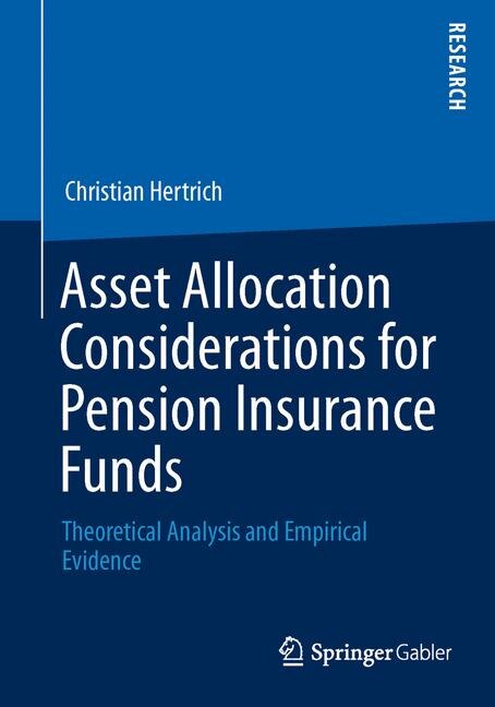 Front cover_Asset Allocation Considerations for Pension Insurance Funds
